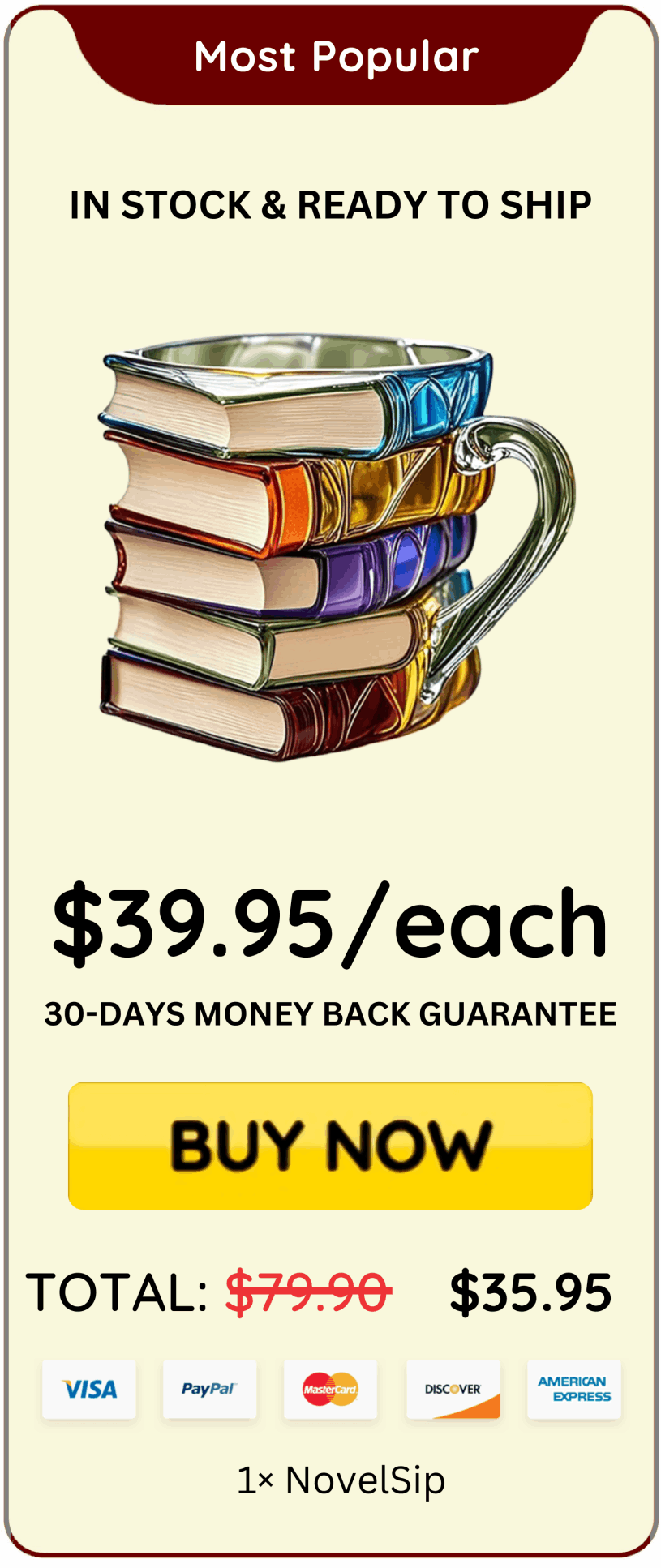 Novel SIP offer price 